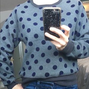 Fun J. Crew polkadot sweater